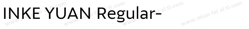INKE YUAN Regular字体转换